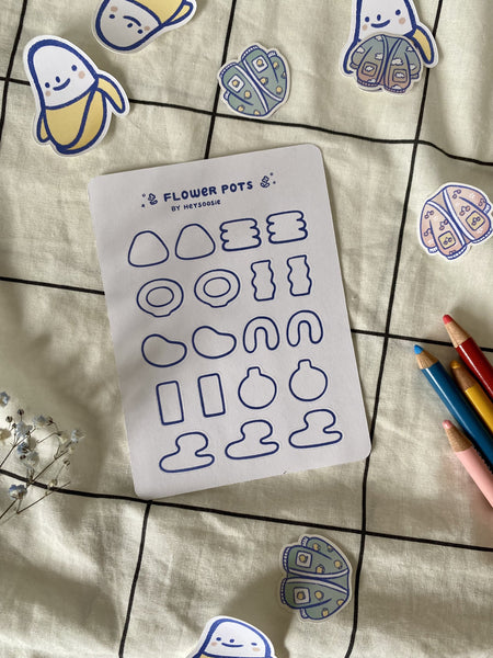 coloring sticker sheets (full set)