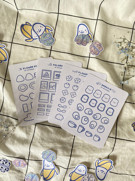 coloring sticker sheets (full set)