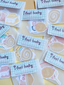 i feel lucky mystery sticker pack (6 random stickers) - Hey Soosie