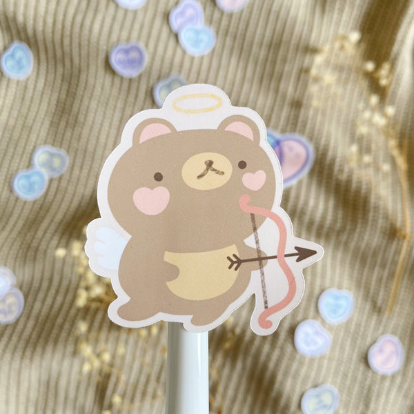 cupid bear sticker