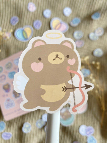 cupid bear sticker