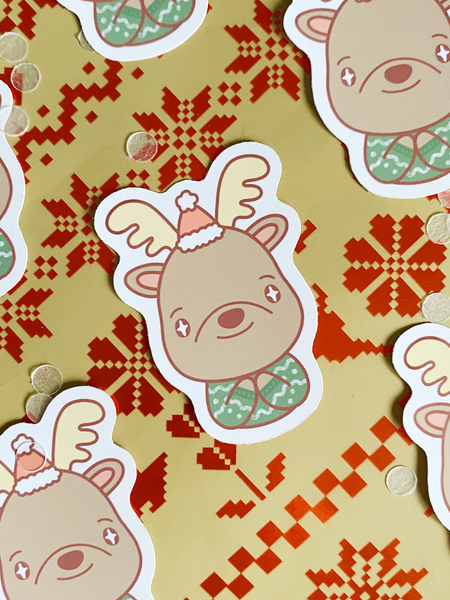 animal crossing jingle holiday sticker